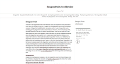 Desktop Screenshot of dragonfruit.foodlywise.com