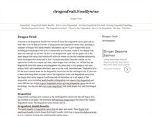 Tablet Screenshot of dragonfruit.foodlywise.com