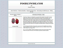 Tablet Screenshot of foodlywise.com