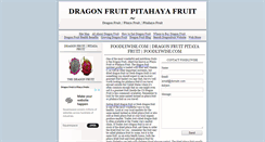 Desktop Screenshot of dragon.fruit.pitaya.fruit.foodlywise.com