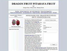 Tablet Screenshot of dragon.fruit.pitaya.fruit.foodlywise.com